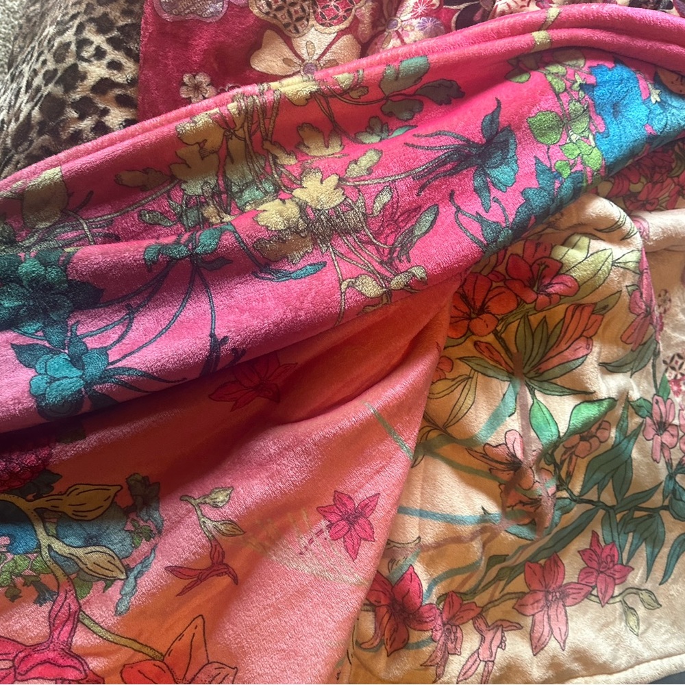 Floral Multicolor Blanket